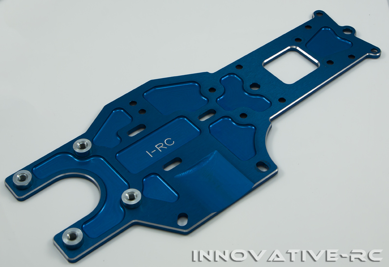 Rear Chassis Plate 7075-T6 V3 87482 - Blue