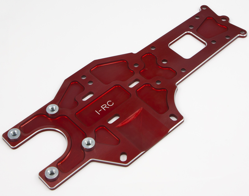 Rear Chassis Plate 7075-T6 V3 RED - 87482